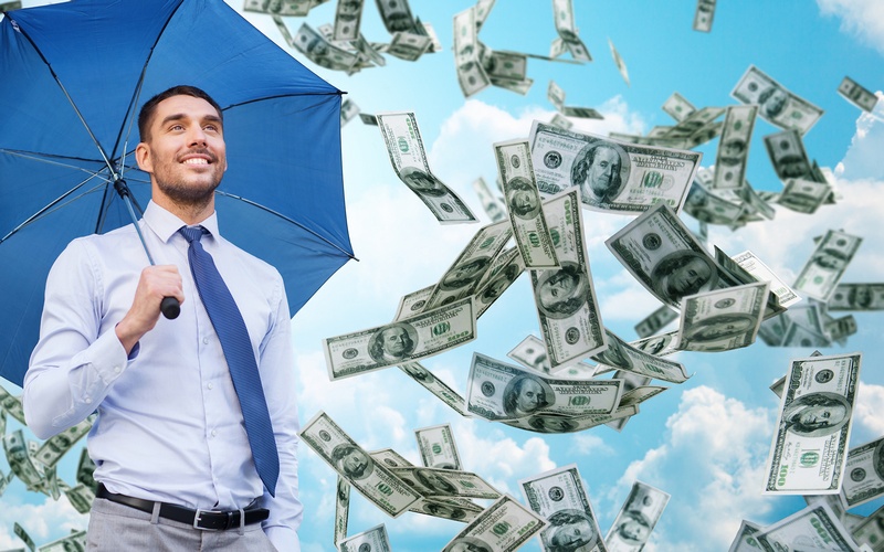 Men Money Dollars Smile Umbrella Necktie 534547 2880x1800