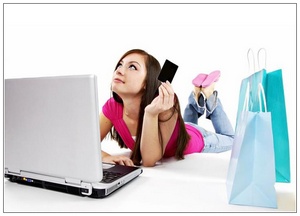 shopping on the internet